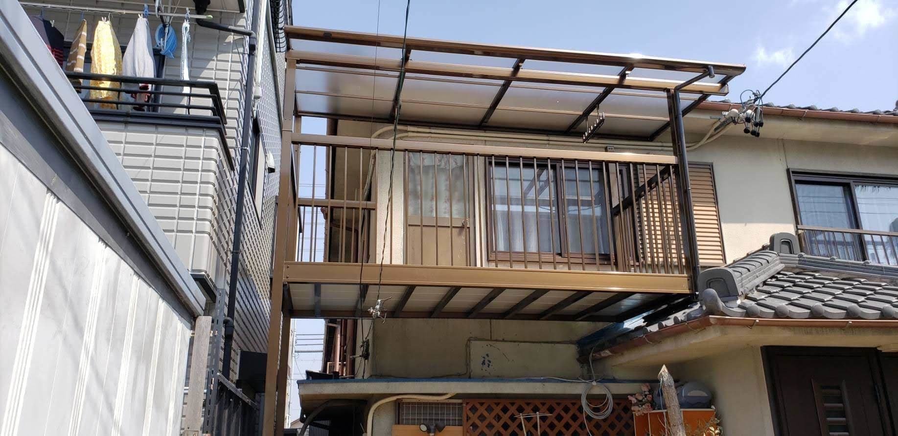 バルコニー取替工事 | いなべ市のエクステリア工事ならイズ美