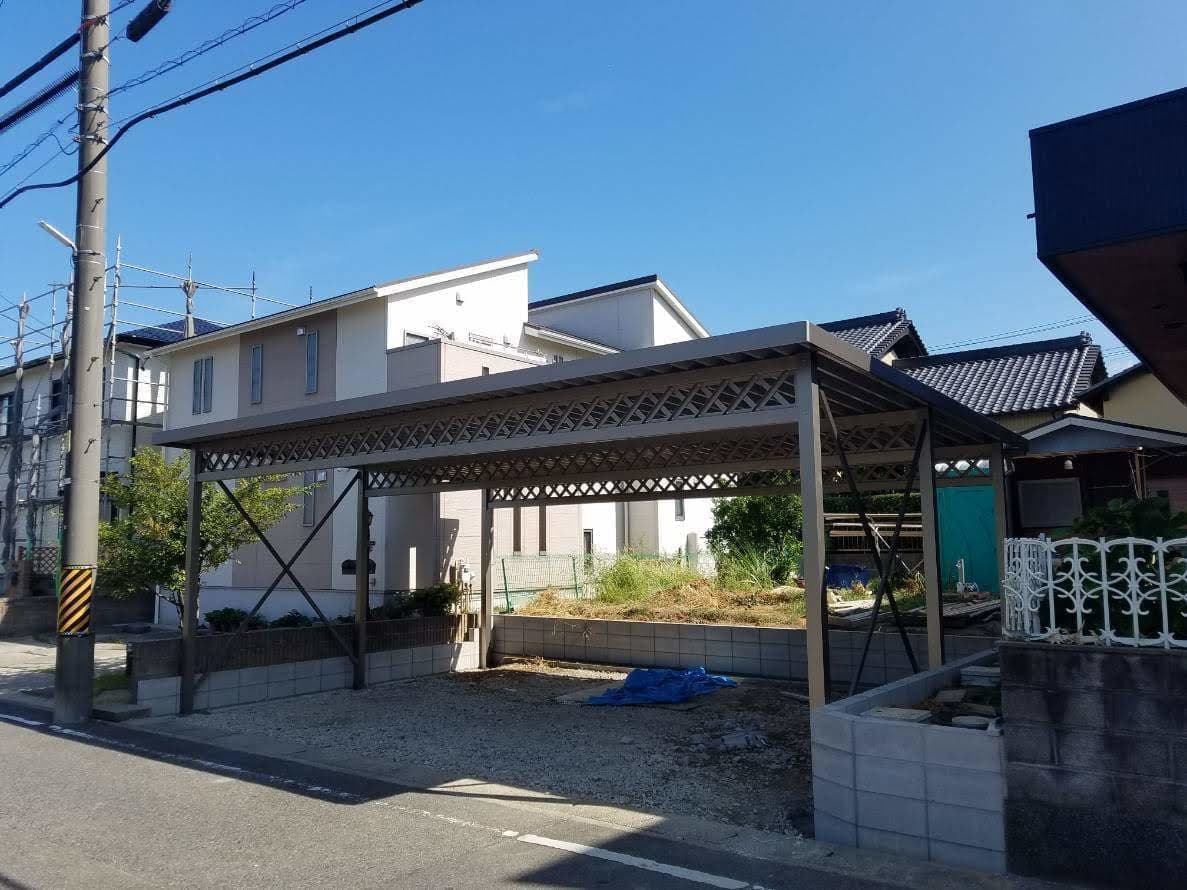 カーポート取替工事 | いなべ市のエクステリア工事ならイズ美