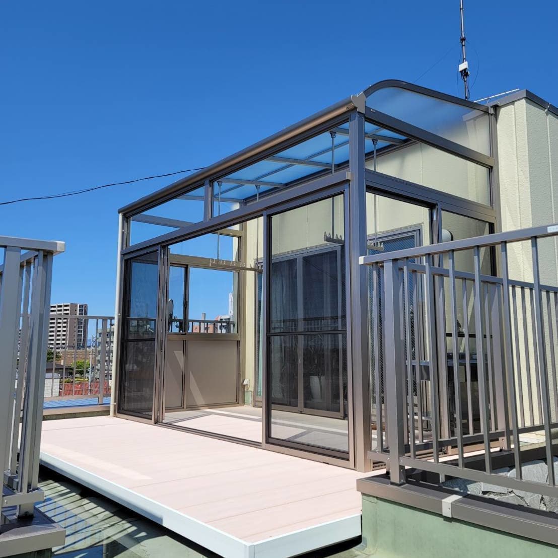 サンルーム新設・取替え いなべ市 | いなべ市でエクステリア工事ならイズ美