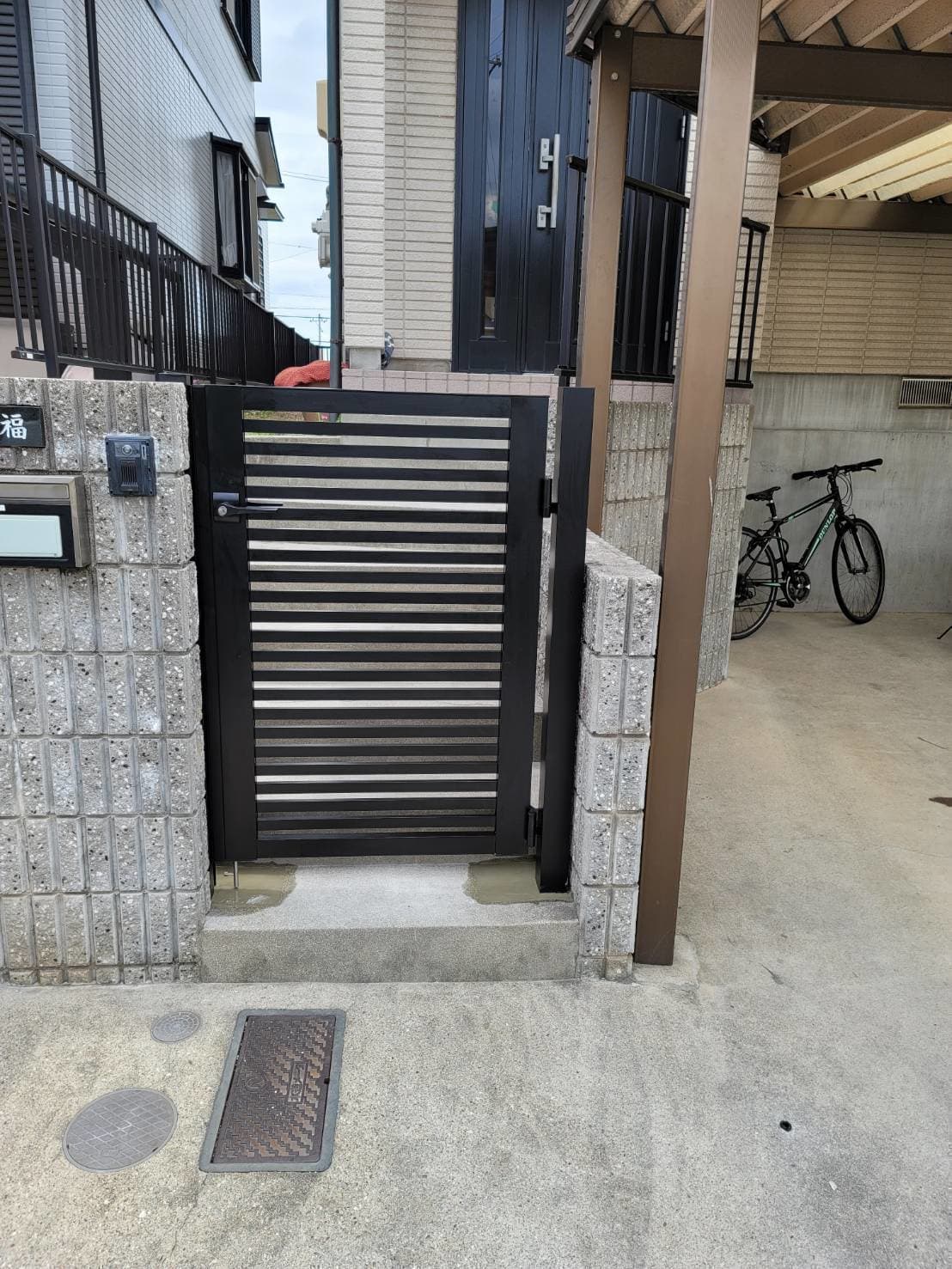 門扉新調 | いなべ市のエクステリア工事ならイズ美