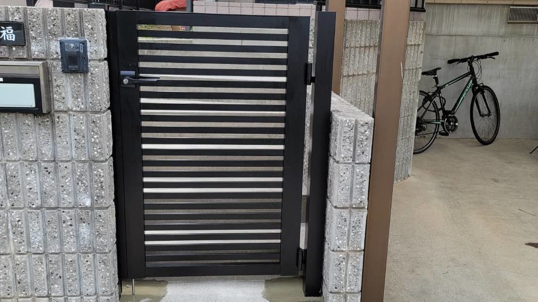 門扉新設 いなべ市 | いなべ市でエクステリア工事ならイズ美