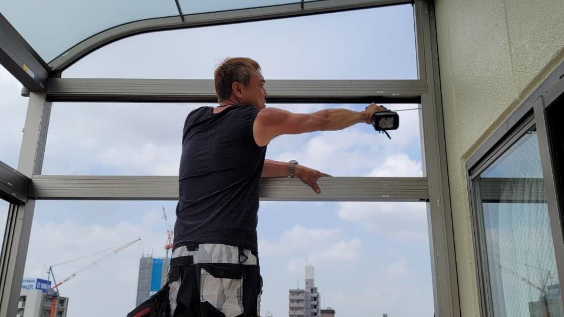 サンルーム修理 いなべ市 | いなべ市でエクステリア工事ならイズ美