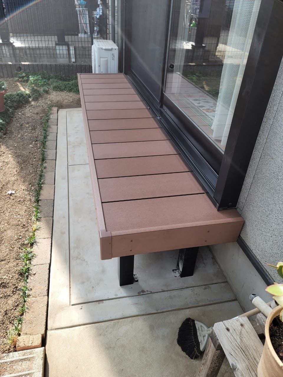 ウッドデッキ設置 | いなべ市のエクステリア工事ならイズ美